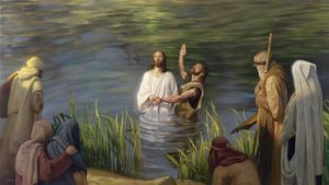 Mistérios Luminosos - batismo de Jesus